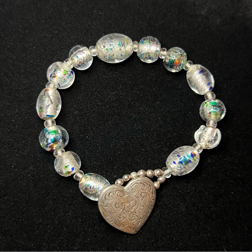 Danforth Pewter Glass Bracelet